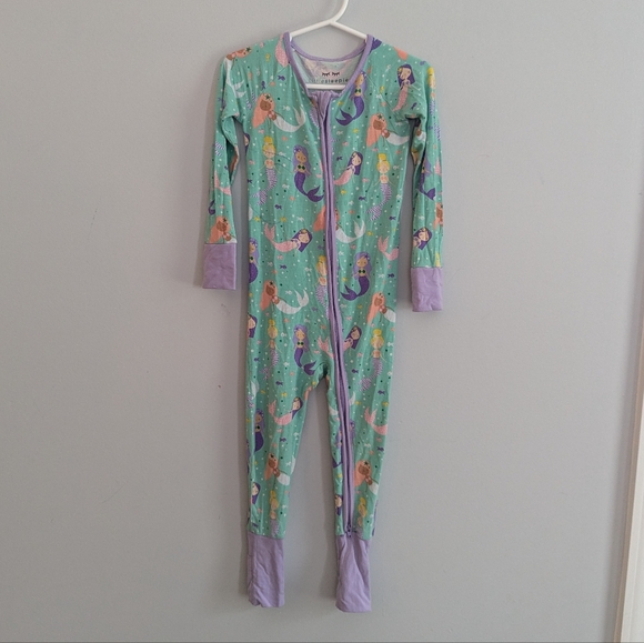 Little Sleepies Other - Little Sleepies 2T Mermaid Magic Mint Purple Pen Mark